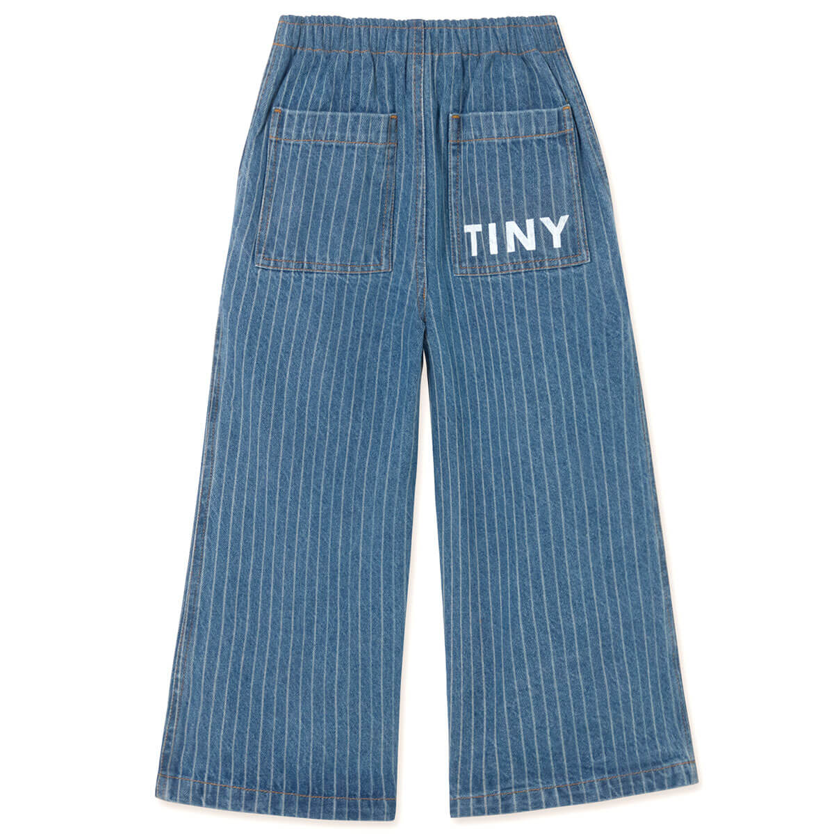 Stripes Pant in Light Wash Denim by Tinycottons – Junior Edition