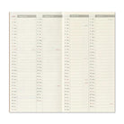 Traveler's Notebook Refill Weekly Vertical 2027 by Traveler's Company