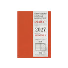 Traveler's Notebook Passport Size Refill Monthly 2027 by Traveler's Company