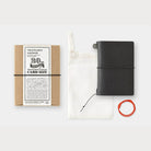 Traveler's Notebook Card Size 20th Anniversary Set in Black by Traveler's Company