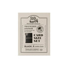 Traveler's Notebook Card Size 20th Anniversary Set in Black by Traveler's Company