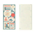 Traveler's Notebook Plastic Sheet 2027 by Traveler's Company