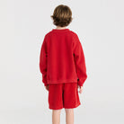 Circles Sweatshirt in Red by True Artist