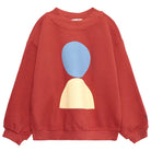 Circles Sweatshirt in Red by True Artist