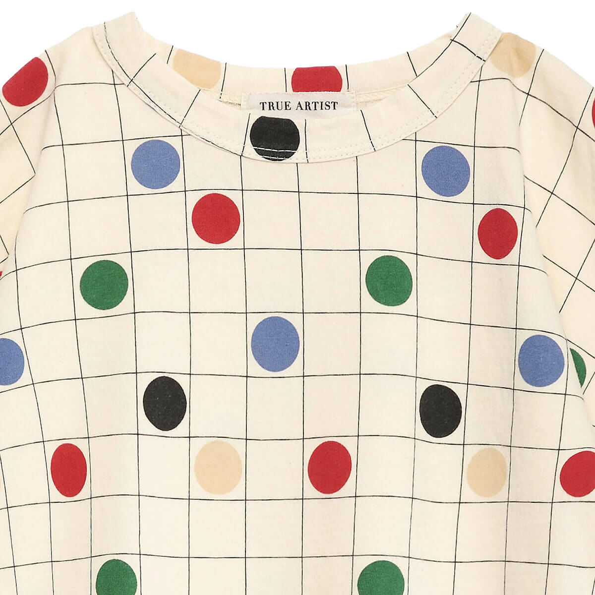 Circles T-Shirt in Off White by True Artist