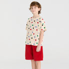 Circles T-Shirt in Off White by True Artist