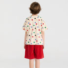 Circles T-Shirt in Off White by True Artist