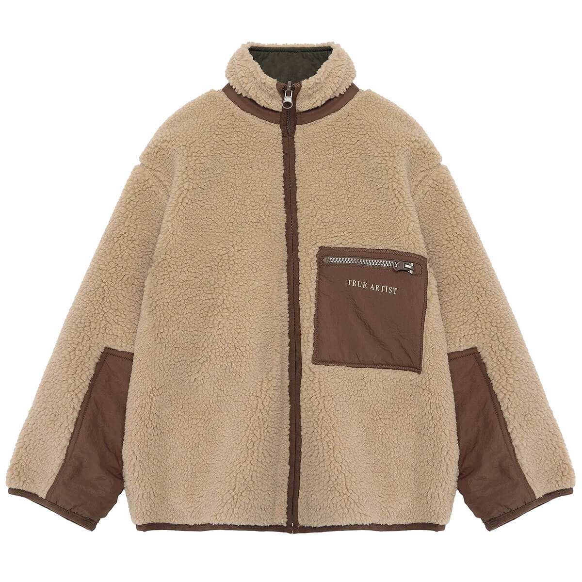 Reversible Jacket nº03 in Otter Brown by True Artist