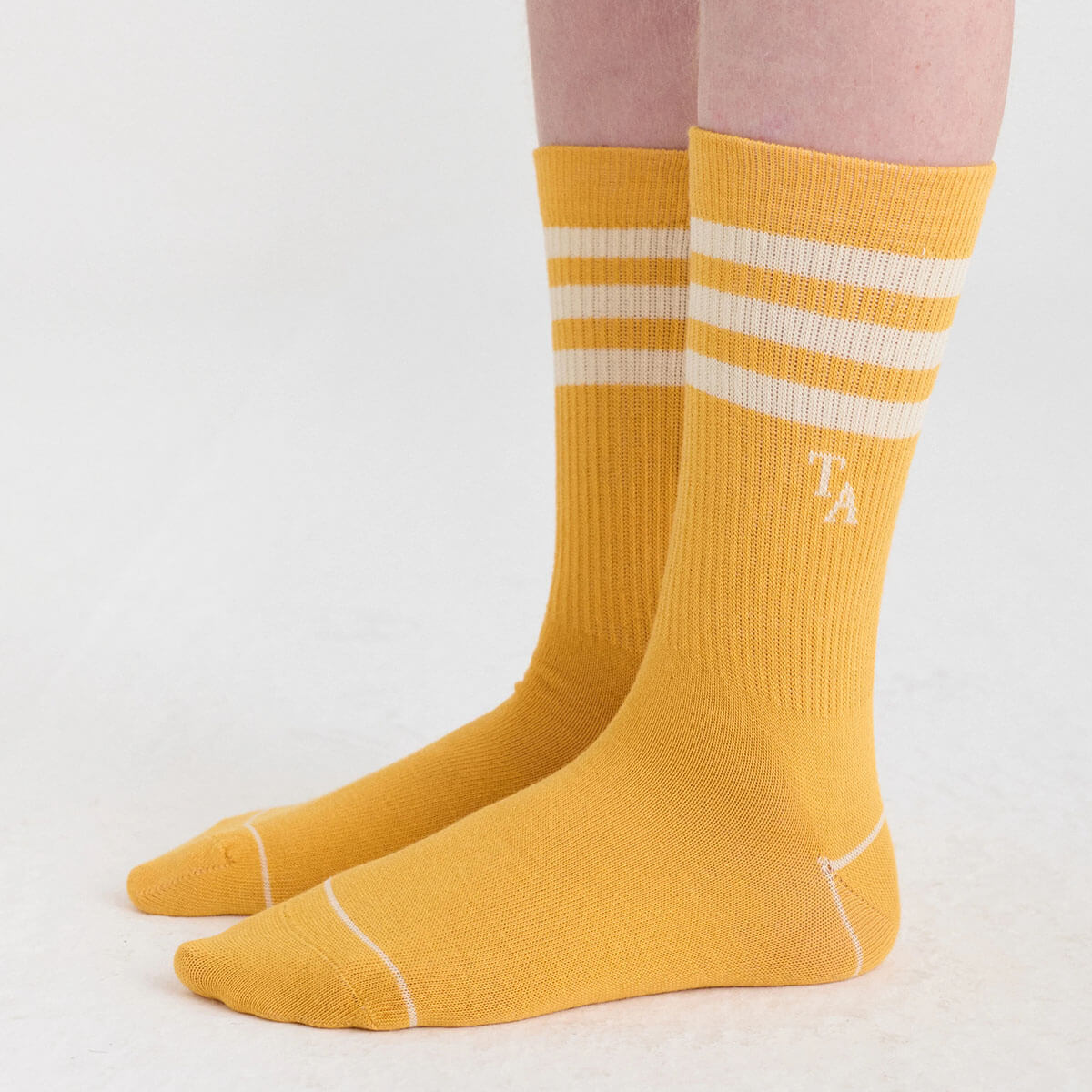 Socks nº04 in Warm Apricot by True Artist
