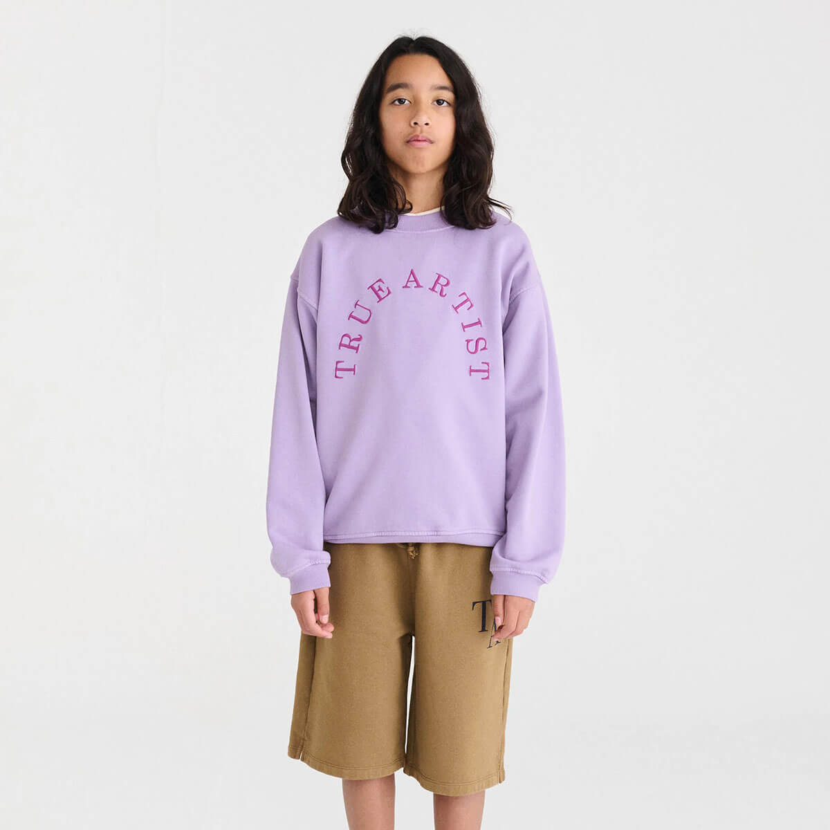 Sweatshirt nº10 in Lavender Lilac by True Artist