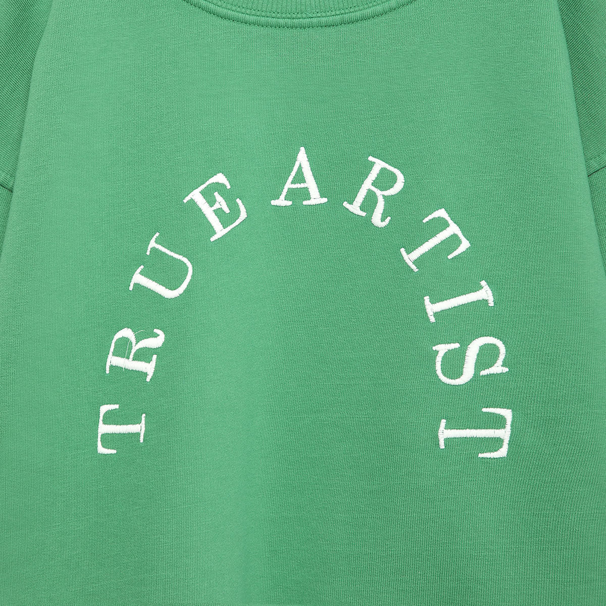 Sweatshirt nº10 in Pine Green by True Artist