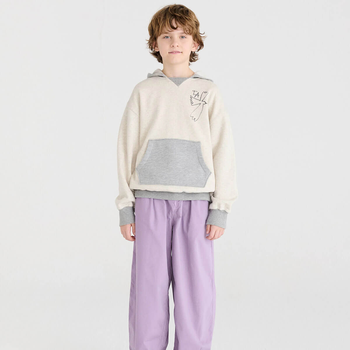 Sweatshirt nº16 in Melange Gray by True Artist