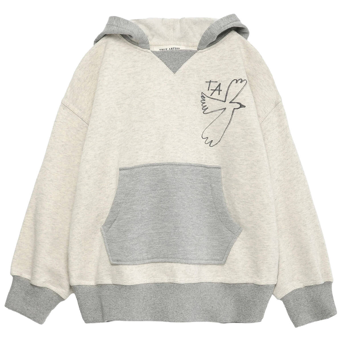 Sweatshirt nº16 in Melange Gray by True Artist