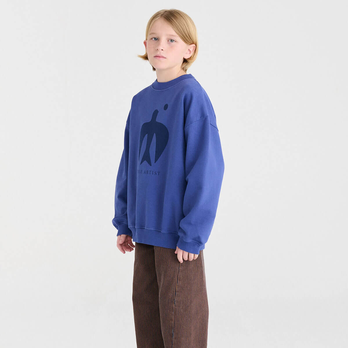 Sweatshirt nº07 in Skipper Blue by True Artist