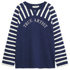 T-Shirt nº24 in Skipper Blue by True Artist