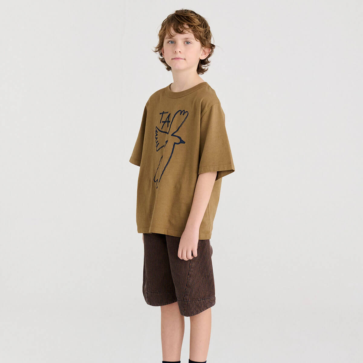 T-Shirt nº05 in Otter Brown by True Artist