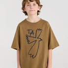 T-Shirt nº05 in Otter Brown by True Artist