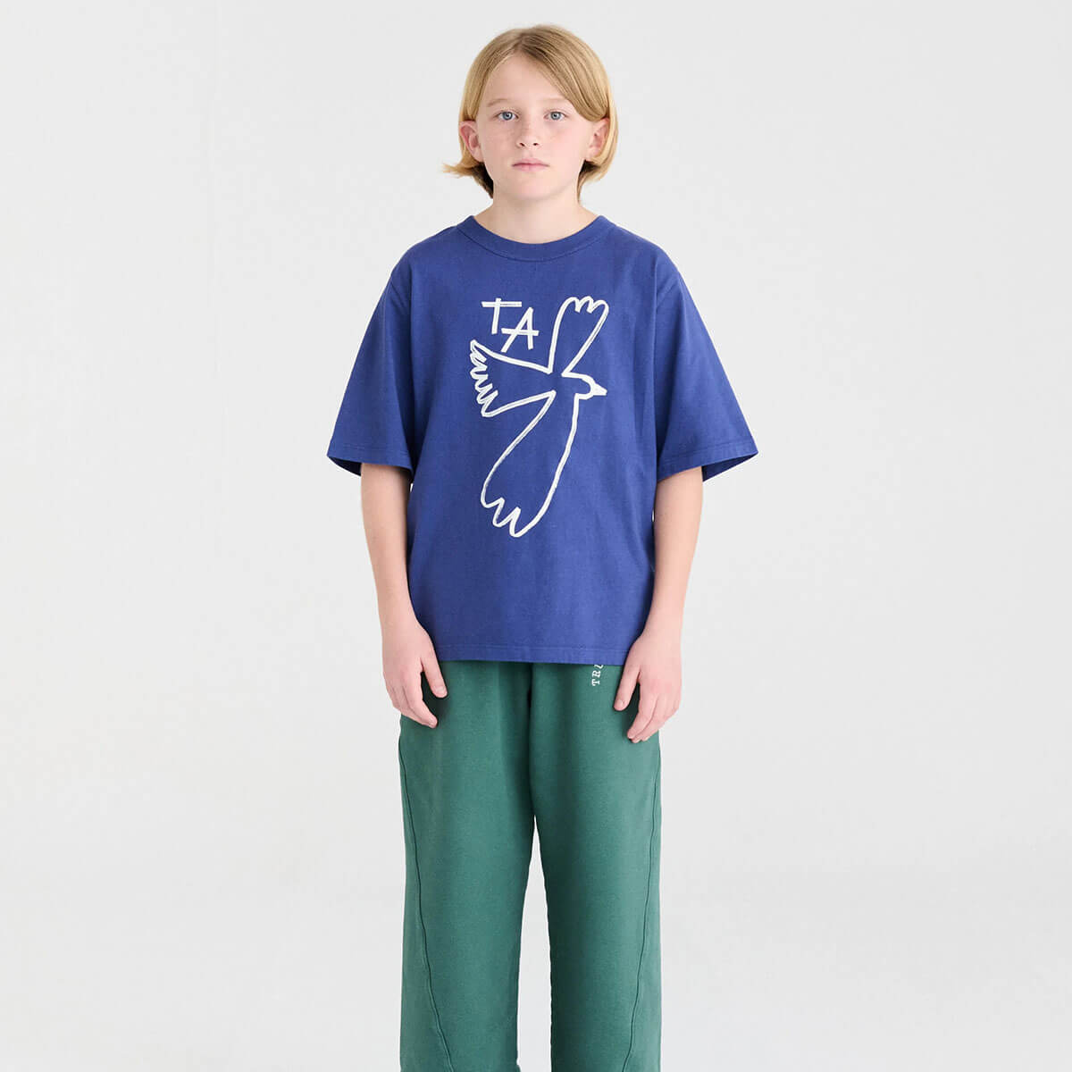 T-Shirt nº05 in Skipper Blue by True Artist
