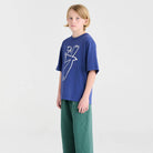 T-Shirt nº05 in Skipper Blue by True Artist