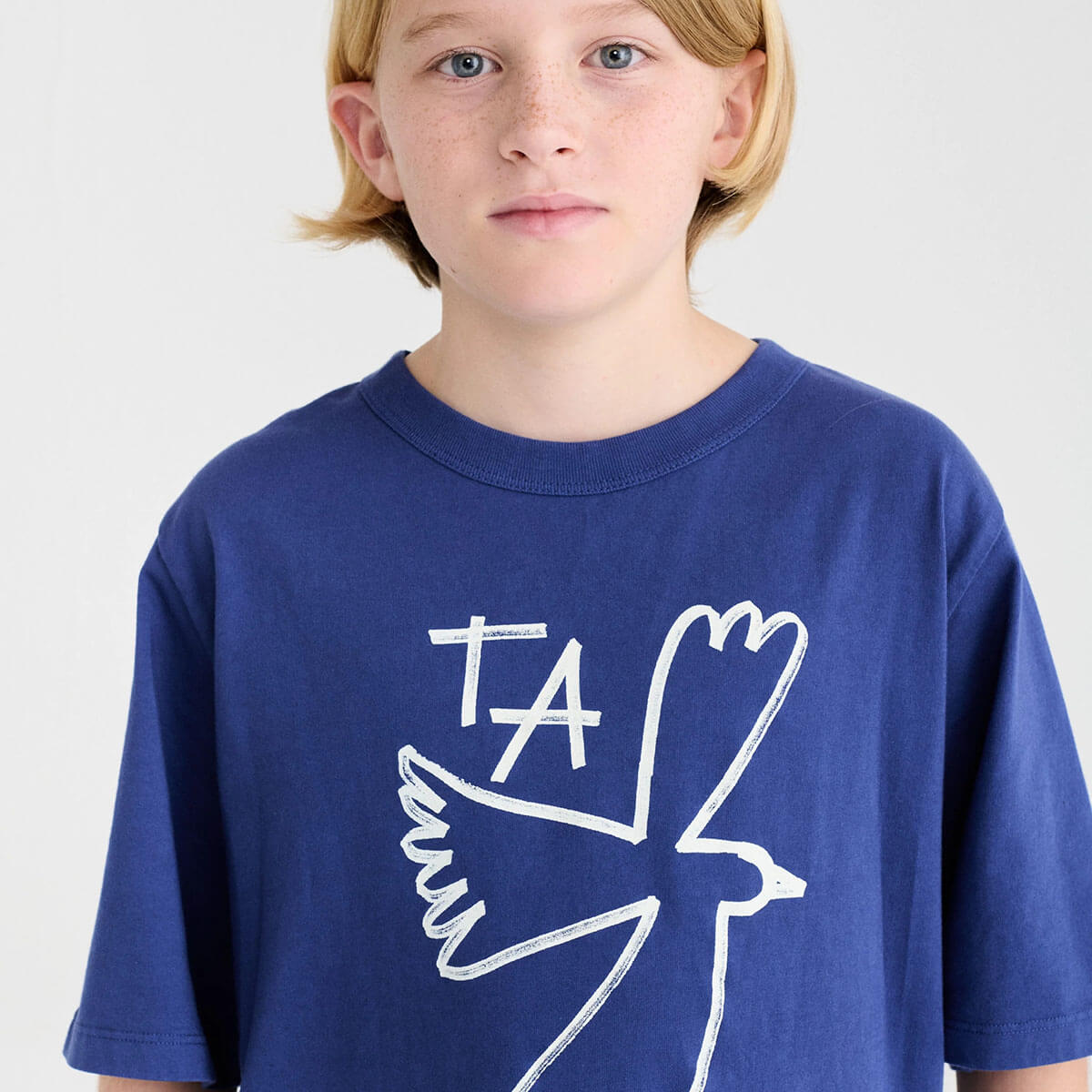 T-Shirt nº05 in Skipper Blue by True Artist