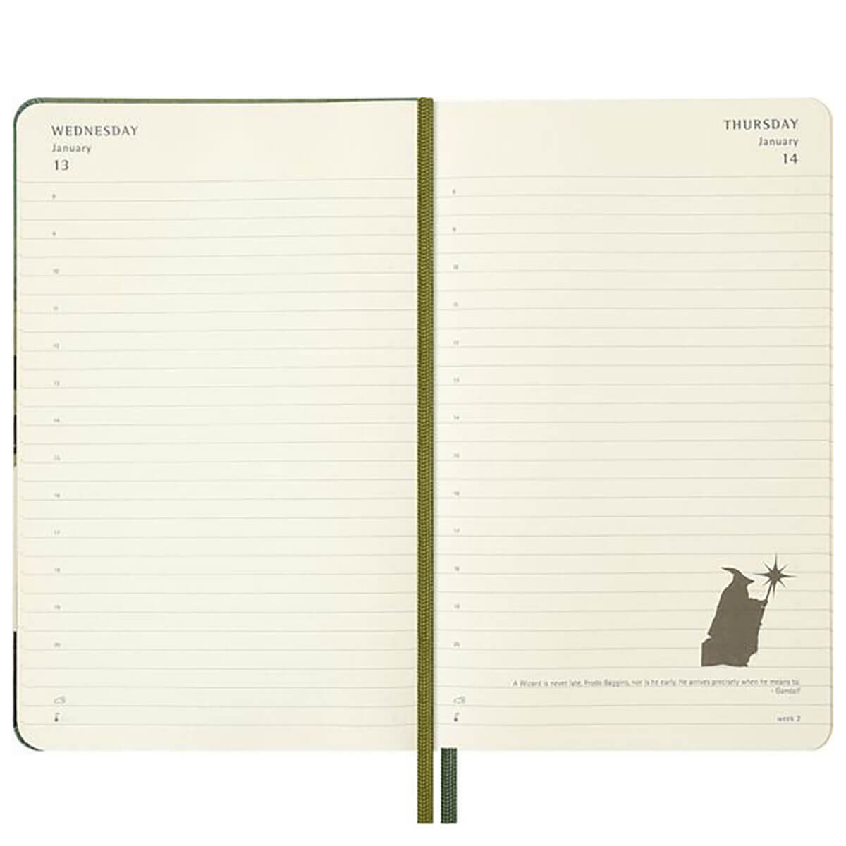 The Lord of the Rings Limited Edition 12 Month Daily Planner 2027 by Moleskine