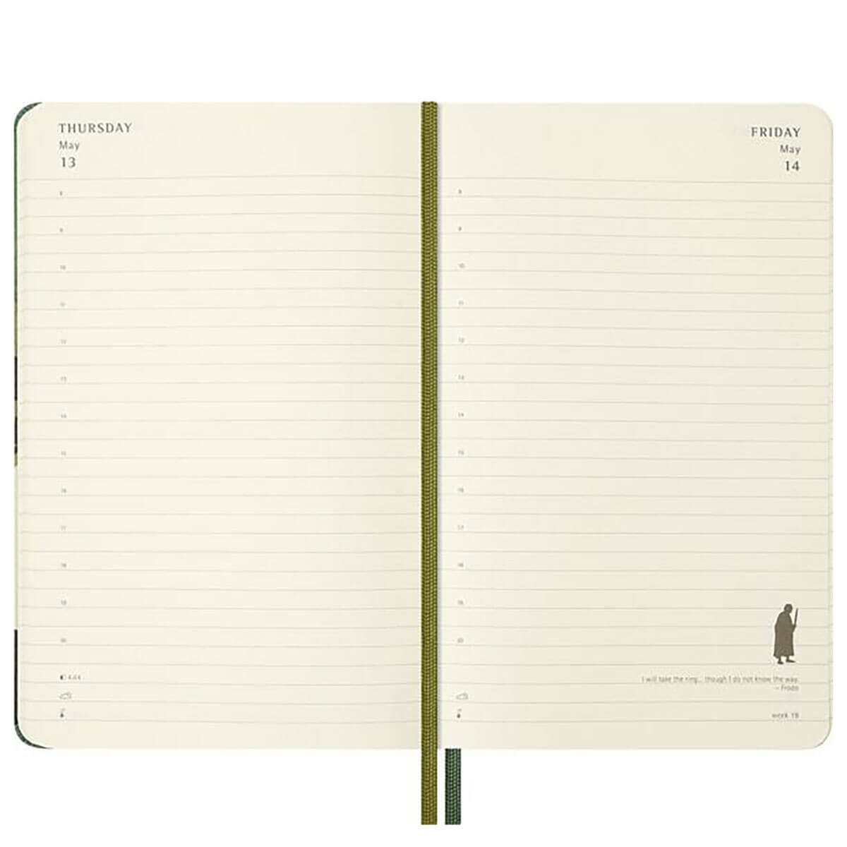 The Lord of the Rings Limited Edition 12 Month Daily Planner 2027 by Moleskine