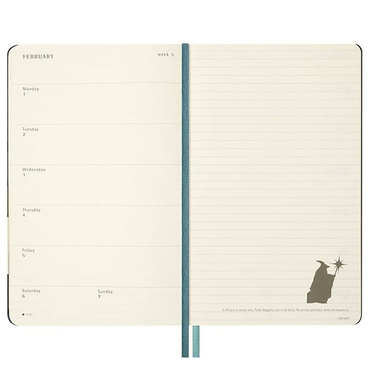 The Lord of the Rings Limited Edition 12 Month Weekly Planner 2027 by Moleskine