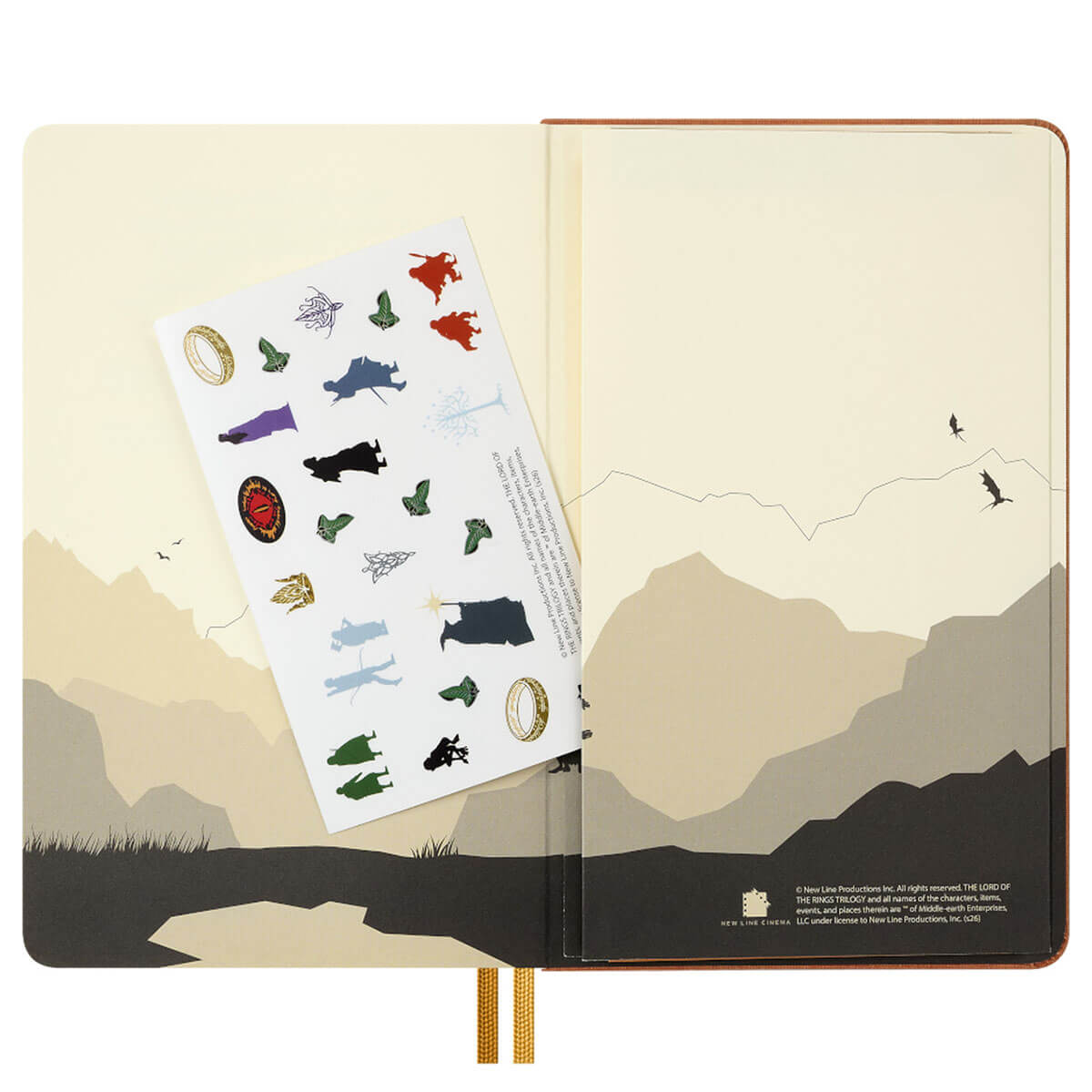 The Lord of the Rings Limited Edition Frodo & Sam Large Plain Notebook by Moleskine