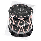 Rip To Your Youth Cake Shaped Greetings Card by Two For Joy Illustration