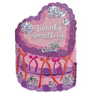 Twenty Something Cake Shaped Greetings Card by Two For Joy Illustration