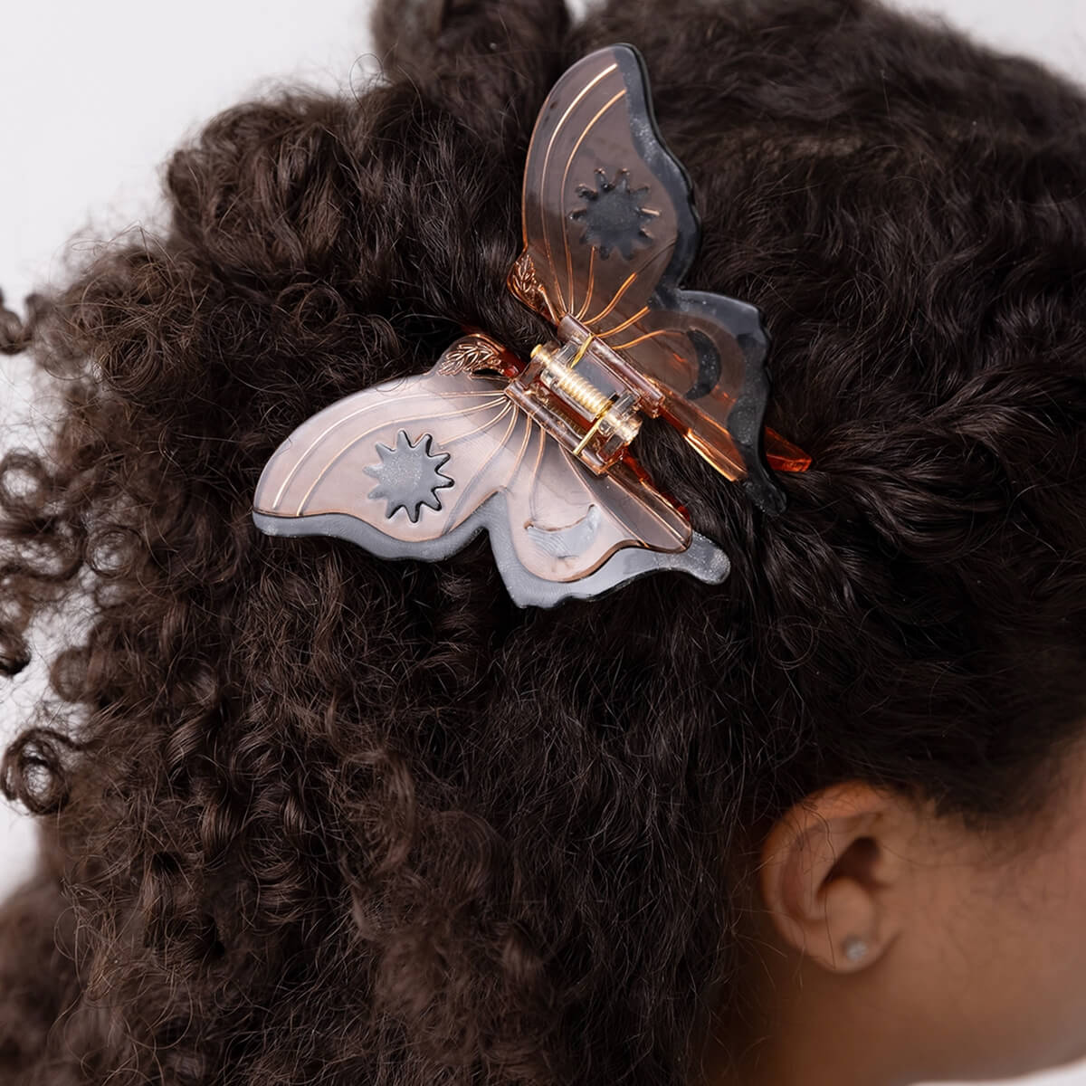Orange Monarch Butterfly Hair Claw by Winona Irene – Junior Edition