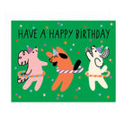 Hula Hoops Birthday Greetings Card by Odile Ferraille for Wrap