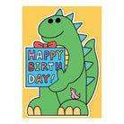 Monster Shaped Birthday Greetings Card by Momoe Narazaki for Wrap