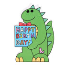 Monster Shaped Birthday Greetings Card by Momoe Narazaki for Wrap