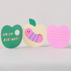 Apple Fold Out Birthday Greetings Card by Susie Hammer for Wrap