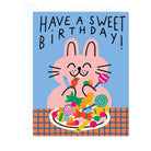 Have A Sweet Birthday Greetings Card by Odile Ferraille for Wrap