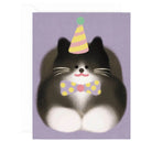 Tuxedo Cat Birthday Greetings Card by Zoey Kim for Wrap