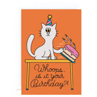 Whoops Is It Your Birthday Greetings Card by Tiago Majuelos for Wrap