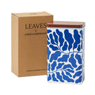 Deep Blue Leaves Kitchen Storage Tin by Wrap