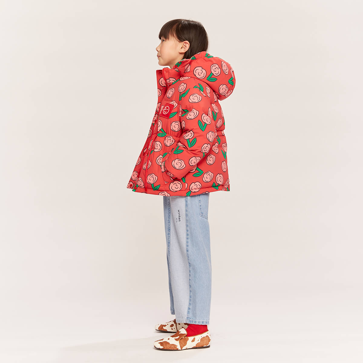 Kukka Down Jacket in Dancing Dahlia by Wynken - Last One In Stock