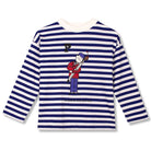 Artists Tee in Ultramarine Stripe by Wynken
