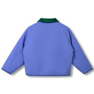Faux Fur Reversible Jacket in Blue / Ode To Rose by Wynken