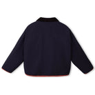 Faux Fur Reversible Jacket in Navy / Rusty Bear by Wynken
