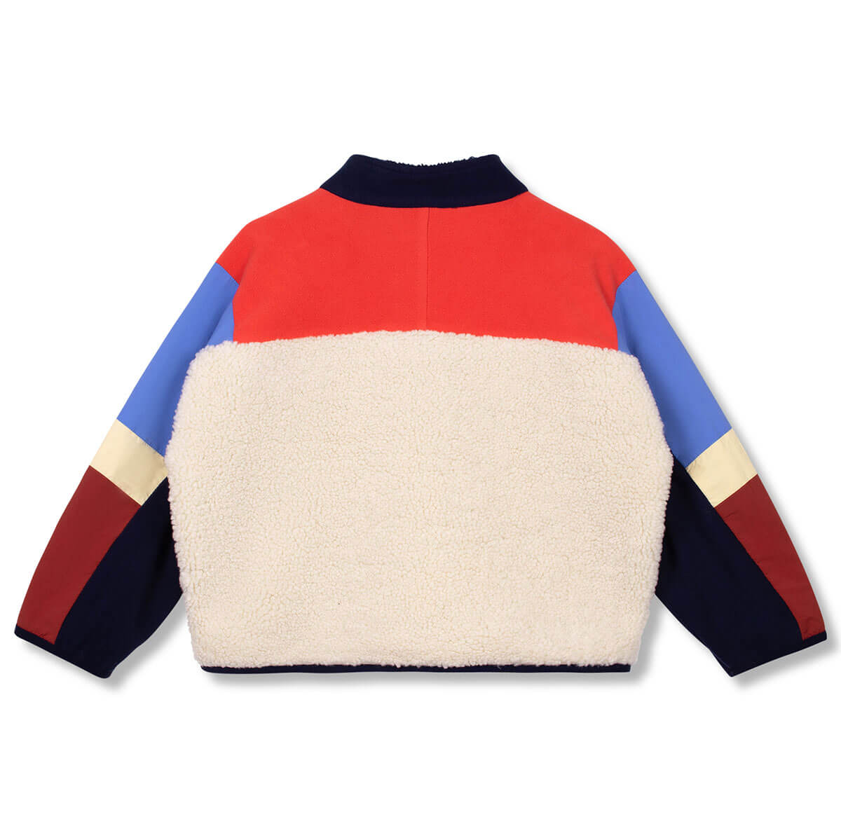 Mixed Media Jacket in Ecru Mix by Wynken