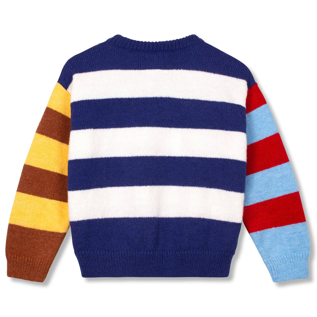 Multi Stripe Cardigan in Multi by Wynken
