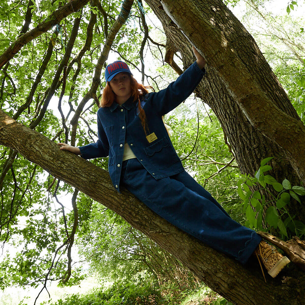 Painters Cap in Ultramarine by Wynken