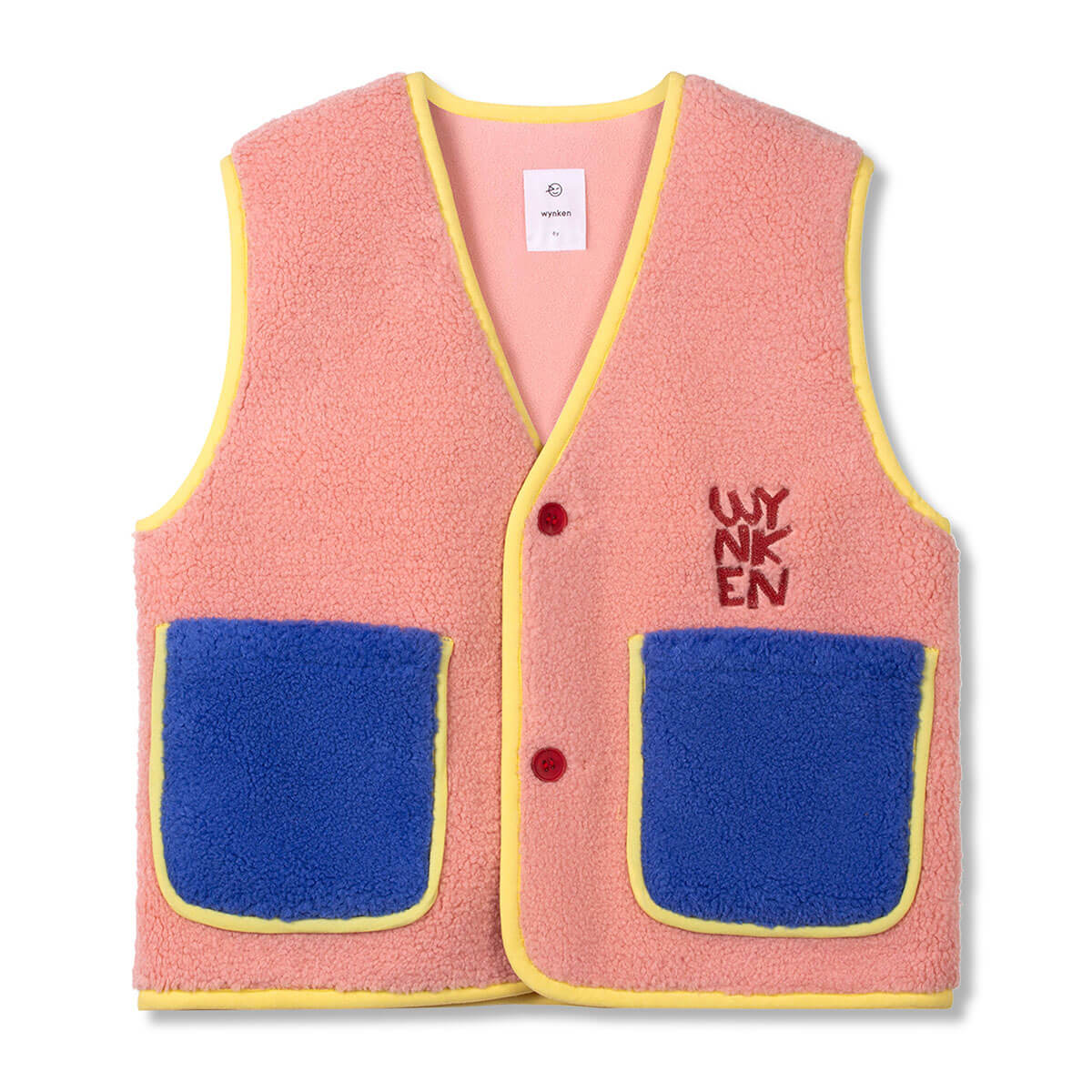 Rodeo Faux Fur Gilet in Ode To Rose by Wynken