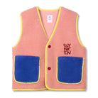Rodeo Faux Fur Gilet in Ode To Rose by Wynken