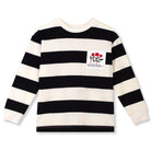 School Of Art Stripe Tee in Black / Ecru by Wynken