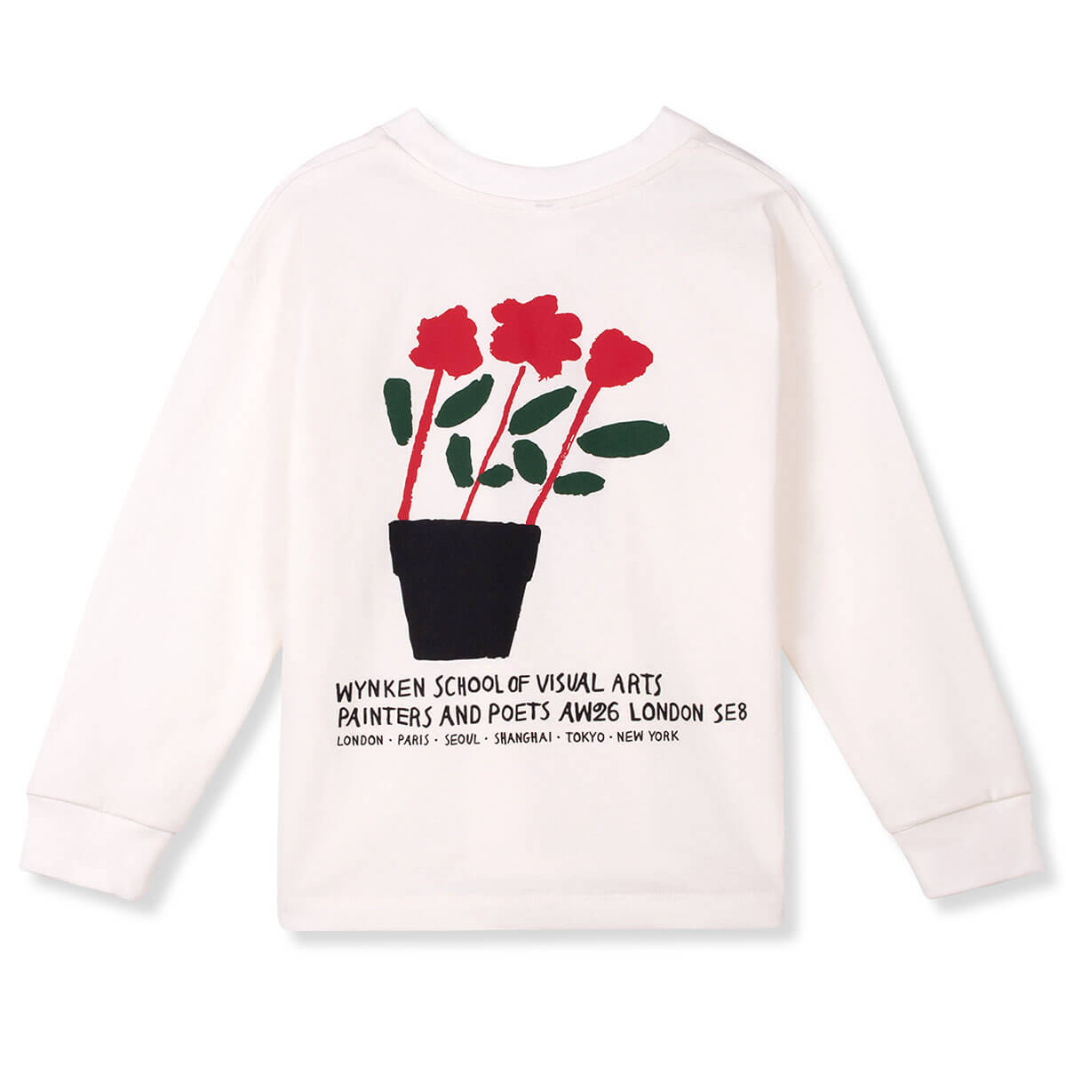 School Of Art Tee in Ecru by Wynken